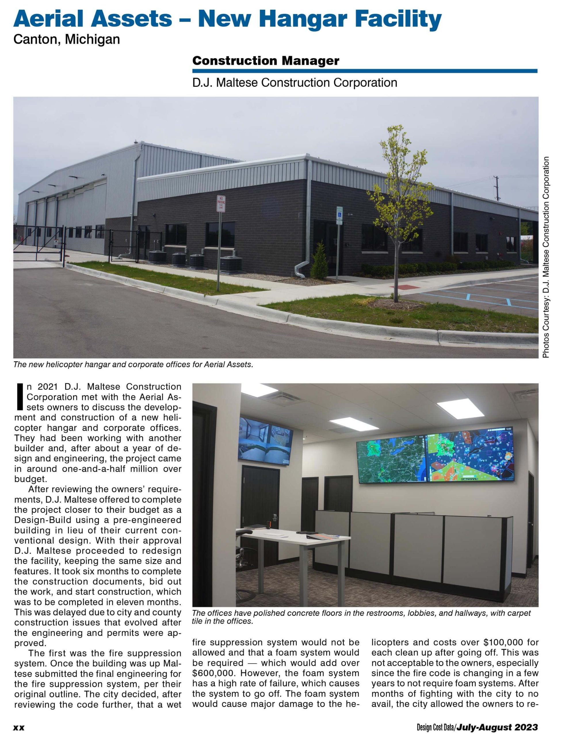 Aerial Assets New Hangar Facility
